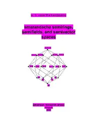 Smarandache Semirings, Semifields,Semi... image