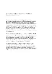 Introduction To Thermodynamics... image