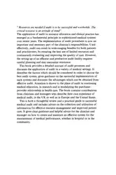 Medical Audit: Rationale... image