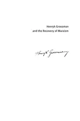 Henryk Grossman and... image