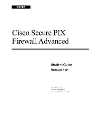 CSPFA PIX Firewall... image