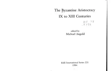 Byzantine Aristocracy (BAR... image