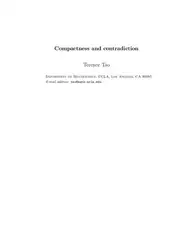 Compactness and Contradiction image