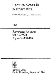 Seminaire Bourbaki ۱۹۷۲-۱۹۷۳,... image