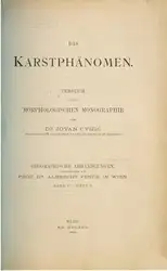 Das Karstphänomen :... image