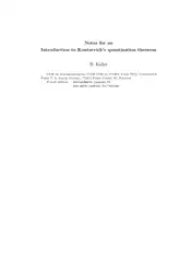 دانلود کتاب Notes for an Introduction to Kontsevich’s quantization theorem [Lecture notes]