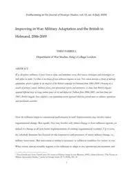 Improving in War:... image