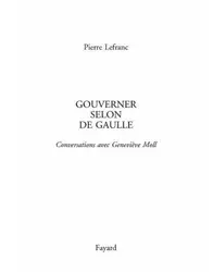 Gouverner selon de... image