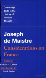 Maistre: Considerations on... image