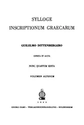 Sylloge inscriptionum graecarum image