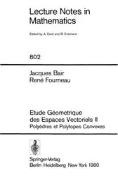 دانلود کتاب Etude geometrique des espaces vectoriels II. Polyedres et polytopes convexes
