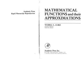 Mathematical functions and...