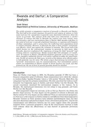 Rwanda and Darfur:... image