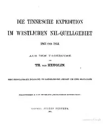 Die Tinne'sche Expedition... image