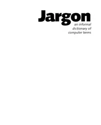 دانلود کتاب Jargon: An Informal Dictionary of Computer Terms
