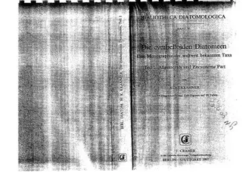 Die cymbelloiden Diatomeen:... image