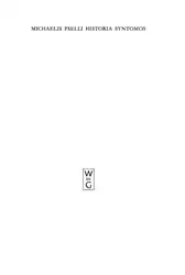 Michaelis Pselli Historia... image