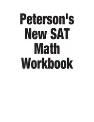 دانلود کتاب Peterson's New SAT Math Workbook (Academic Test Preparation Series)