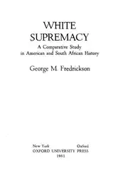 White Supremacy: A... image