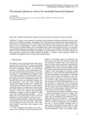 Mineral exploration and... image