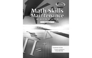 دانلود کتاب Math Skills Maintenance Workbook: Course 3