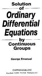 Solution of ordinary...