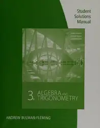 دانلود کتاب Student solutions manual algebra & trigonometry, third edition, James Stewart, Lothar Redlin, Saleem Watson