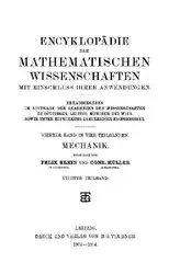 Encyclopaedie der mathematischen... image