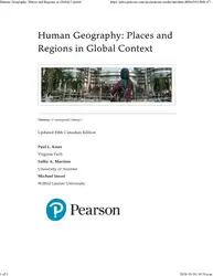 Human Geography: Places... image