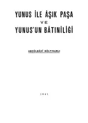 Yunus İle Âşık... image