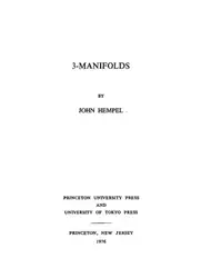 دانلود کتاب 3-manifolds