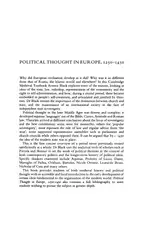 Political Thought in... image