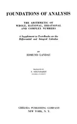 Foundations of analysis image