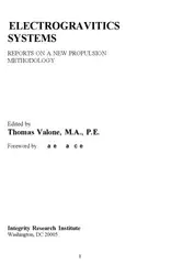 Electrogravitics Systems: Reports... image