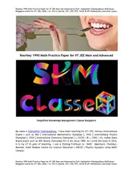 Roorkey ۱۹۹۰ Math... image