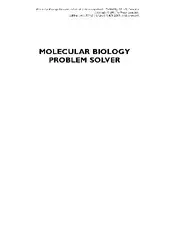 Molecular biology problem... image