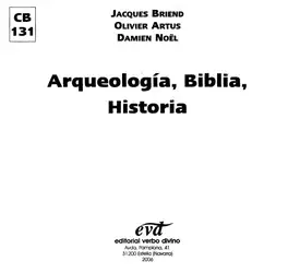 Arqueología, Biblia, Historia image