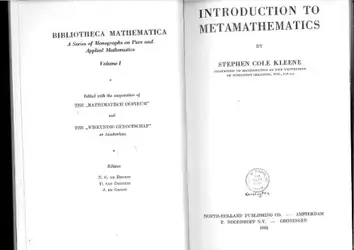 Introduction to Metamathematics image