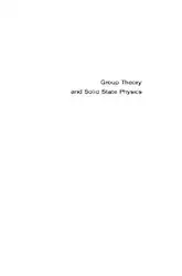 دانلود کتاب Group Theory and Solid State Physics