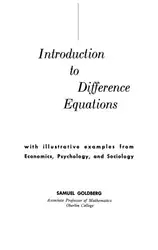 دانلود کتاب Introduction to Difference Equations
