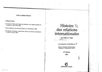Histoire des relations... image