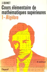 دانلود کتاب Cours élémentaire de mathématiques supérieures, tome 1: Algèbre, 6e édition
