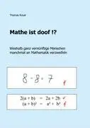 Mathe ist doof... image