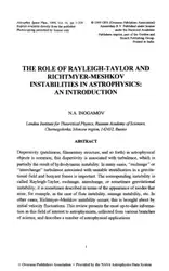 The Role of... image