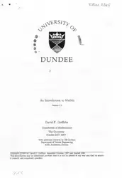 Matlab Tutorial image