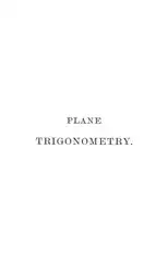 Plane trigonometry image