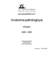 Anatomie pathologique. PCEM... image