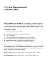 Classical Economics and... image