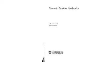 Dynamic Fracture Mechanics...