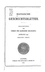 Hansische Geschichtsblätter (Jahrgang... image